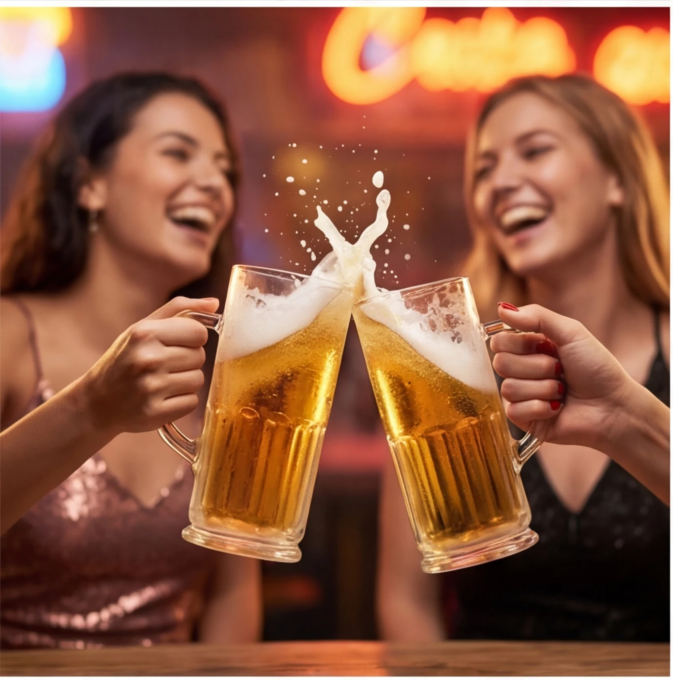 Classic Glass Beer Mug — view 2