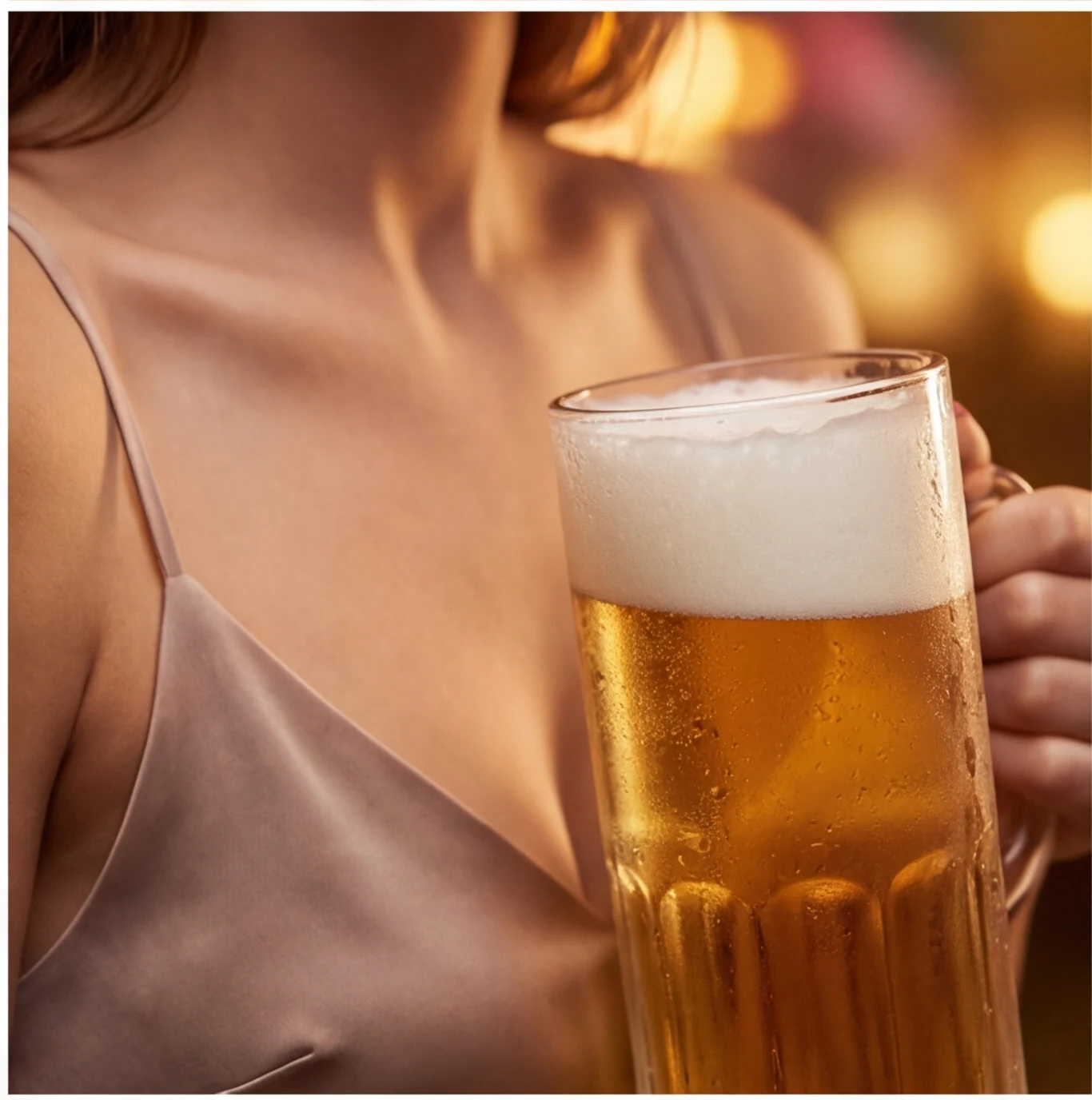 Classic Glass Beer Mug — view 3
