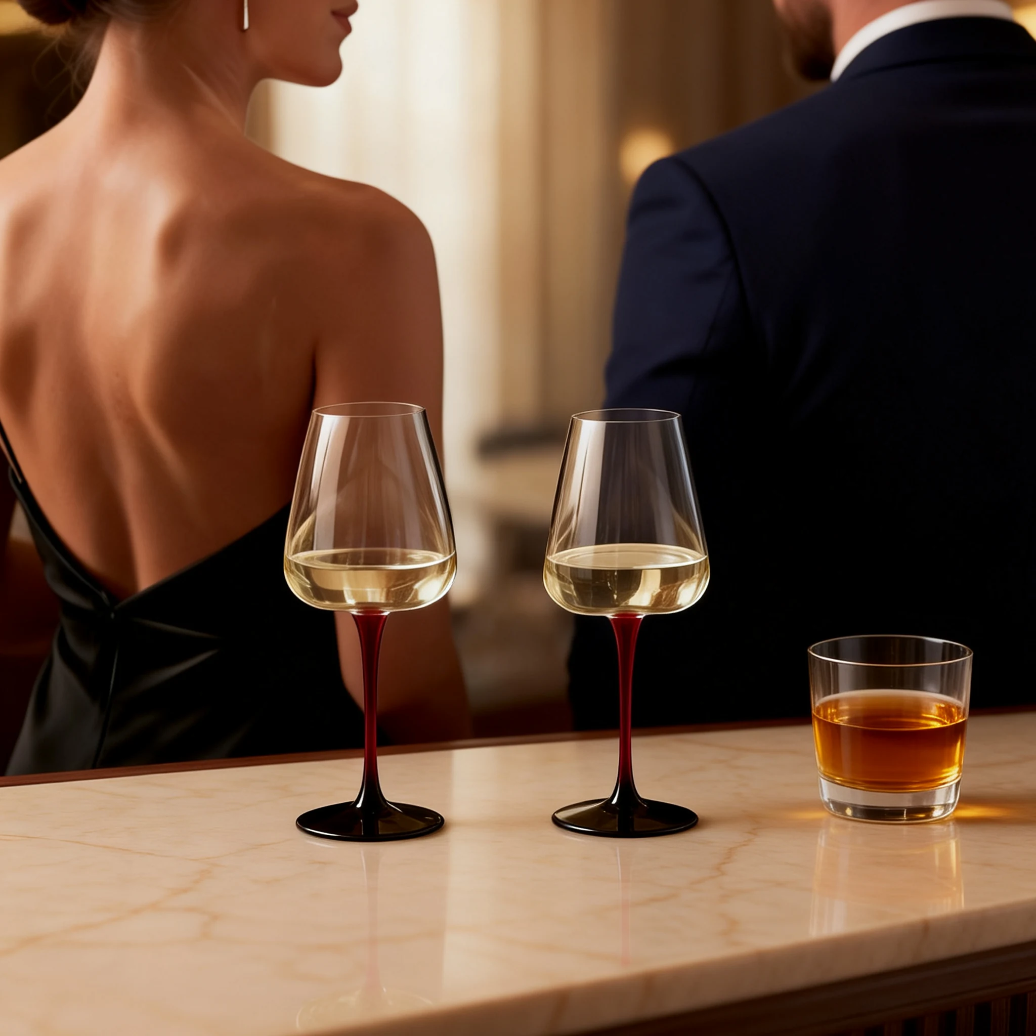 彩杆红酒高脚杯 — view 2