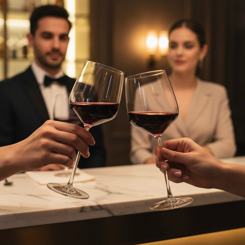 冰裂红酒杯
