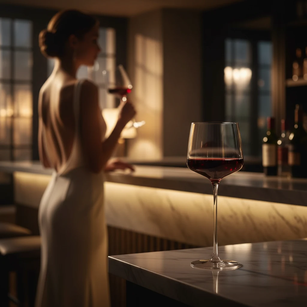 冰裂红酒杯 — view 3