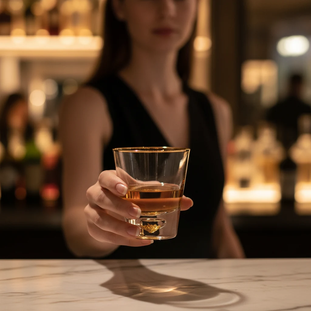 Octagonal Baijiu Shot Glass — view 2