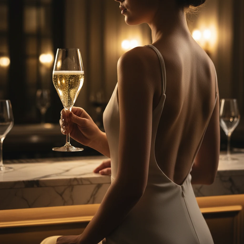 Tulip Champagne Glass — view 3